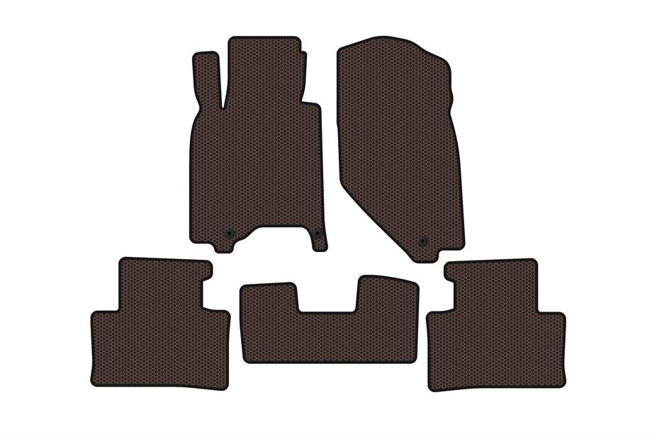 Infiniti G25/G35/37 (V36/CV36) 2006–2015 Carsuit gummimåtter (G37 X, SD, brun) Image