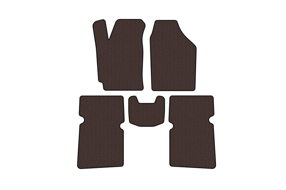 JAC J5 2011–2019 Gummimåtter Carsuit (SD, brun) Image