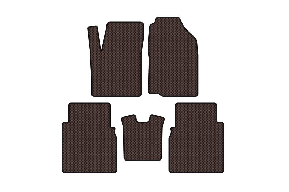 JAC J6 2011–2019 Gummimåtter Carsuit (Brun) Image