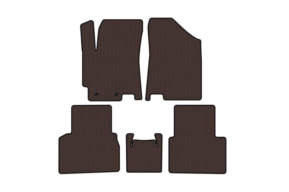 JAC J7 2018– Gummimåtter Carsuit (Brun) Image