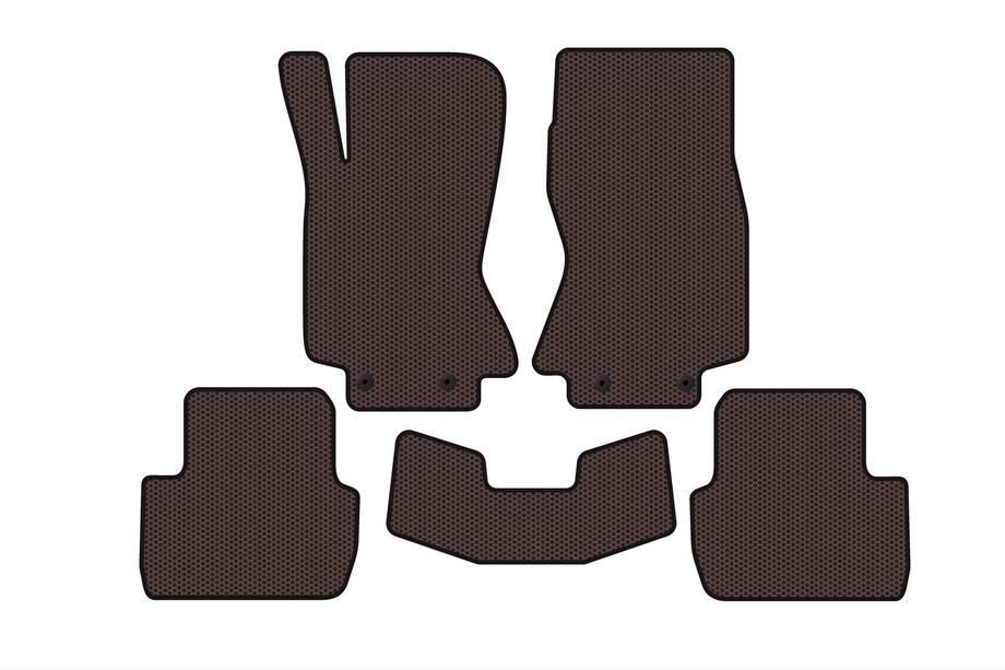 Jaguar S-Type 1999–2008 Gummimåtter Carsuit (Brun) Image