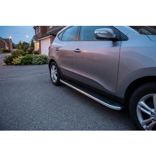 Sidetrin Tayga Grey (2 stk., aluminium) foto 1