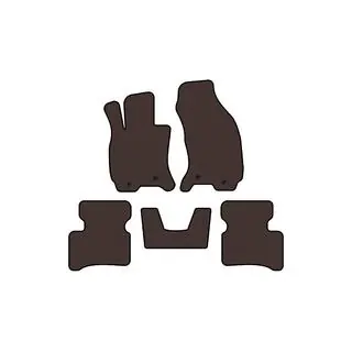 Gummimåtter Carsuit (SD, gulvmonteret speederpedal, brun)