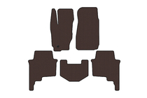 Jeep Commander 2005–2010 Gummimåtter Carsuit (Brun) foto 1