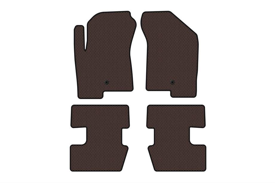 Jeep Compass 2006–2016 Gummimåtter til kabinen Carsuit (2011-2016, brun) Image