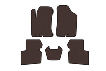 Kia Cerato 2 2010–2013 Gummimåtter Carsuit (SD, brun) foto 1