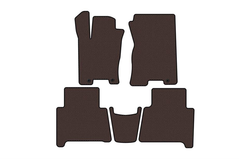 Kia Mohave 2008–2016 Gummimåtter Carsuit (Brun) Image