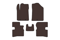 Kia Picanto 2004–2011 Gummimåtter Carsuit (2009-2011, HB, brun) foto 1