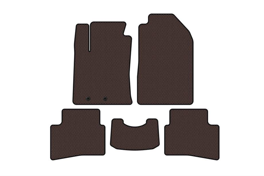 Kia Stonic 2017– Gummimåtter Carsuit (2017-2019, brun) Image