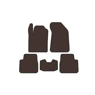 Gummimåtter Carsuit (Brun) Lancia Delta 2008–2014 foto 1