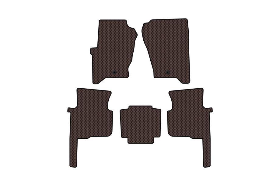 Land Rover Discovery III 2004–2009 Gummimåtter Carsuit (Brun) Image