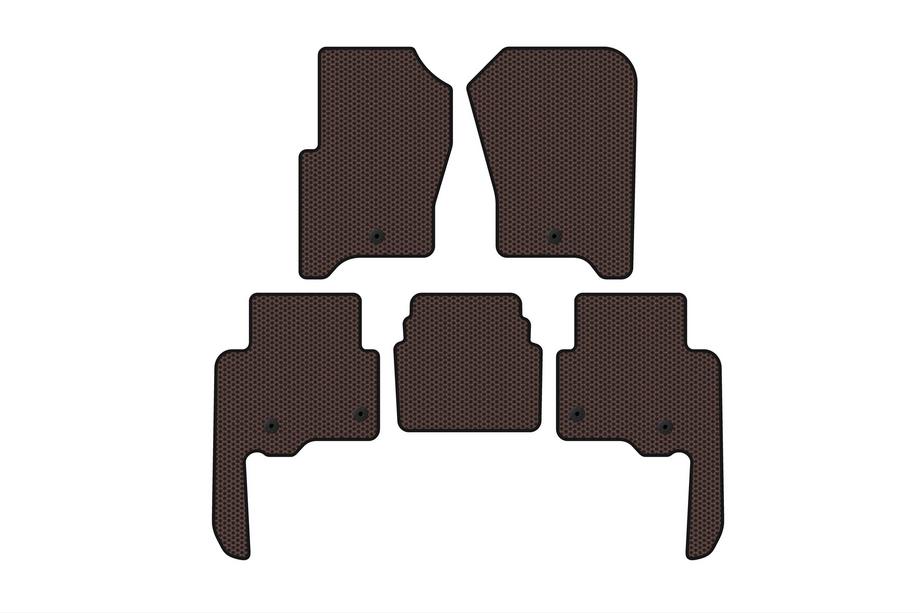 Land Rover Discovery IV 2009–2017 Gummimåtter Carsuit V2 (Brun) Image