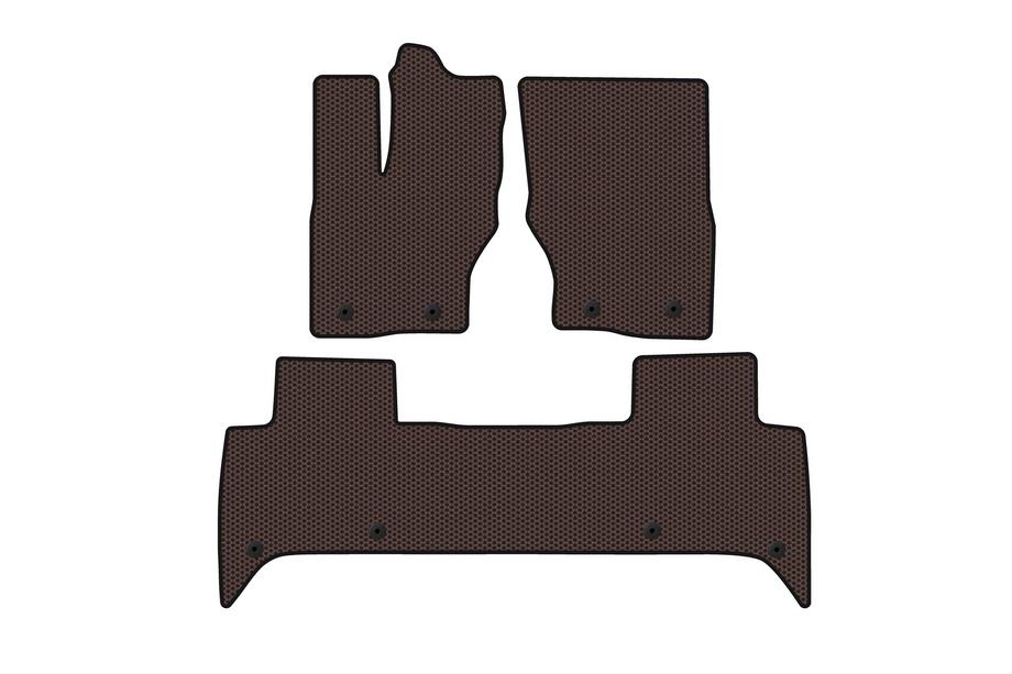 Land Rover Discovery V 2017– Gummimåtter Carsuit (5-personers, brun) Image