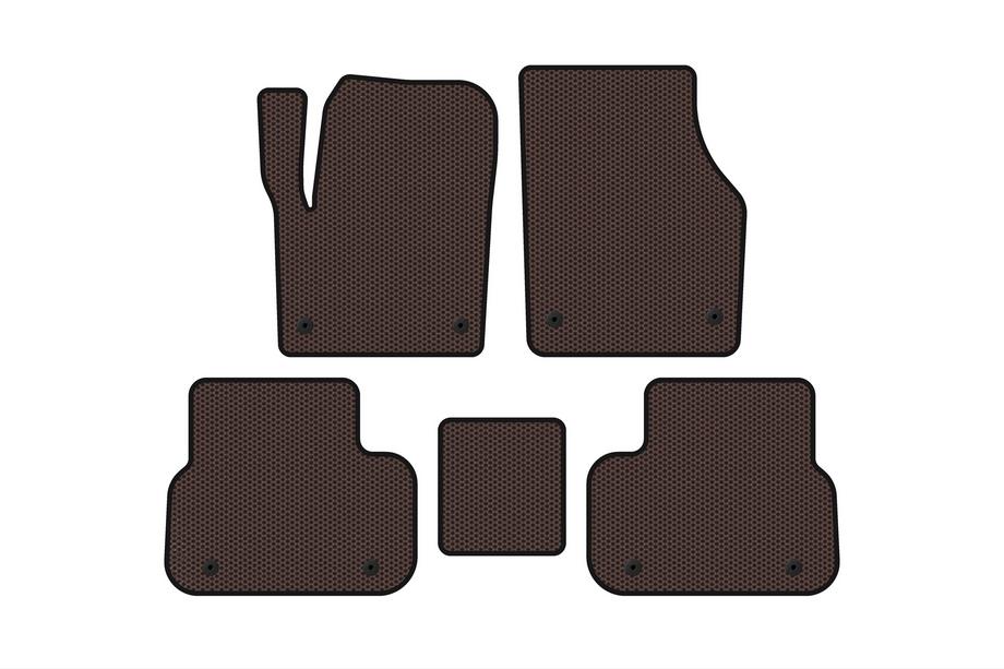 Land Rover Discovery Sport 2014– Gummimåtter Carsuit (2014-2019, 2 rækker, brun) Image