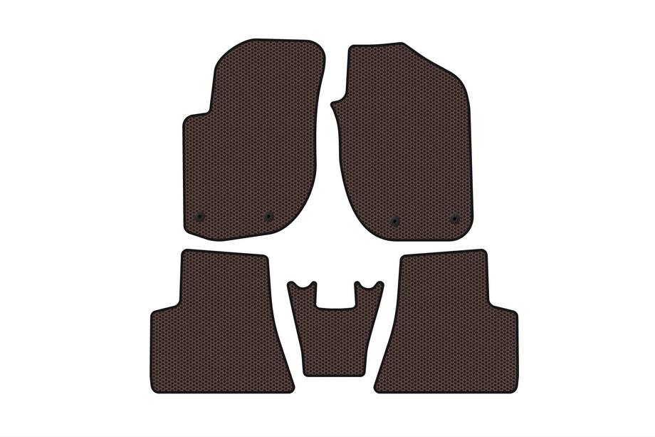 Land Rover Freelander I 1997–2006 Gummimåtter Carsuit (Brun) Image