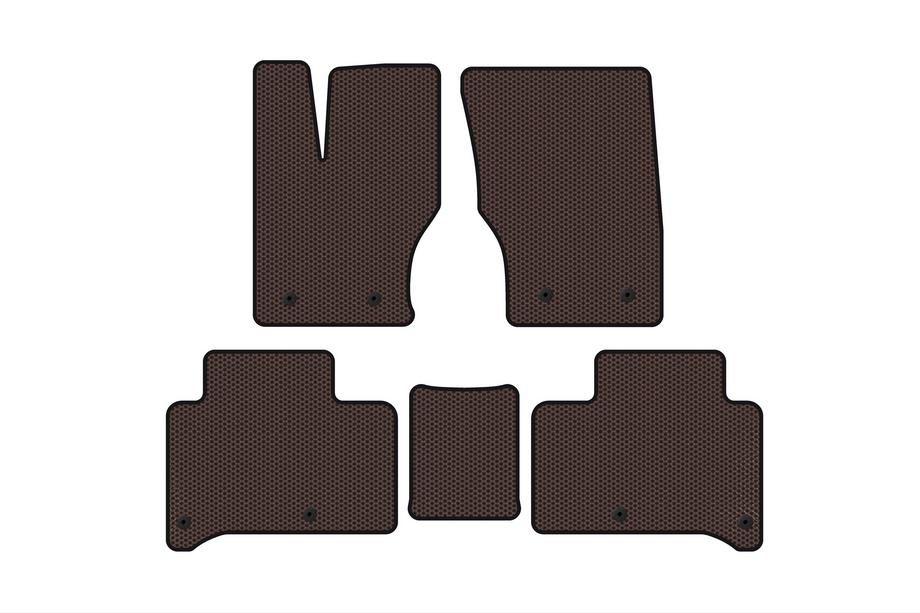 Range Rover Sport 2014–2022 Carsuit gummimåtter til kabinen (2013-2017, brun) Image