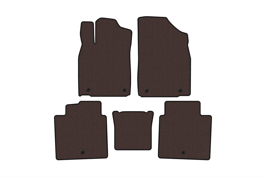 Lexus ES 2012–2018 Gummimåtter Carsuit (2012-2015, SD, brun) Image