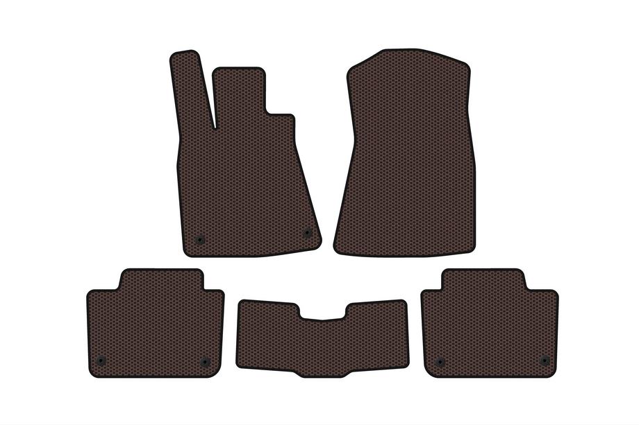 Lexus GS 2005–2011 Gummimåtter Carsuit (SD, brun) Image