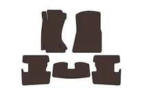 Lexus IS 2005–2013 Carsuit gummimåtter (4x4, brun) foto 1
