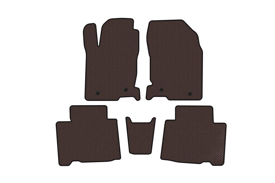 Lexus NX 2014–2021 Gummimåtter Carsuit (Brun) Image