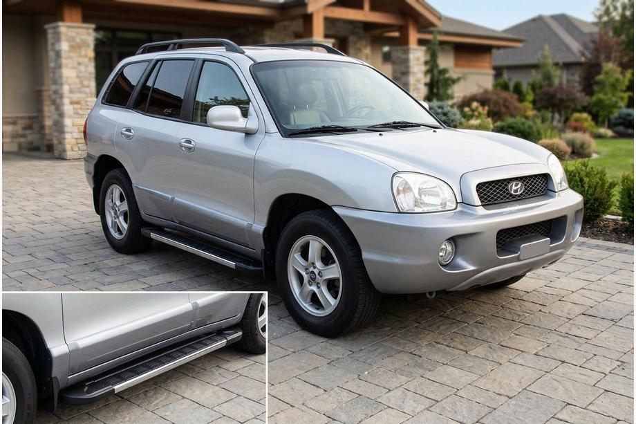 Hyundai Santa Fe 1 2000–2006 RedLine V1 sidestrin (2 stk., aluminium) Image