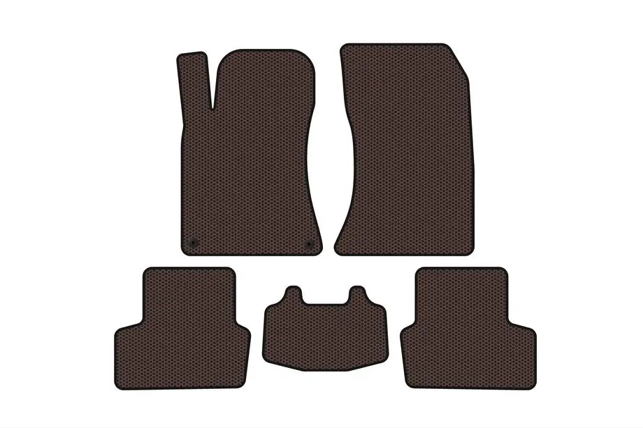 Mercedes CLA C117 2013–2019 Gummimåtter Carsuit (SD, brun) Image