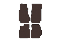 Mercedes W123 1975–1986 Gummimåtter Carsuit (Brun) foto 1
