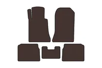 Mercedes E-klasse W124 1984–1997 Gummimåtter Carsuit (SD, brun) foto 1