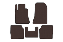 Mercedes S-class W140 1991–1998 Carsuit gummimåtter (SD, lang akselafstand, brun) foto 1