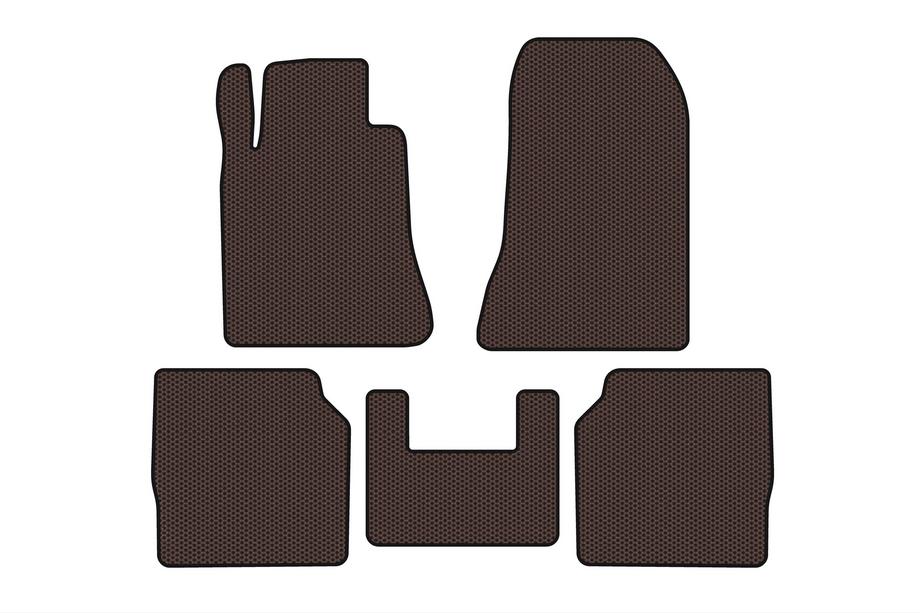 Mercedes S-class W140 1991–1998 Carsuit gummimåtter (SD, lang akselafstand, brun) Image