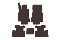 Mercedes A-class W169 2004–2012 Gummimåtter Carsuit (2004-2008, HB, 5-dørs, brun) foto 1