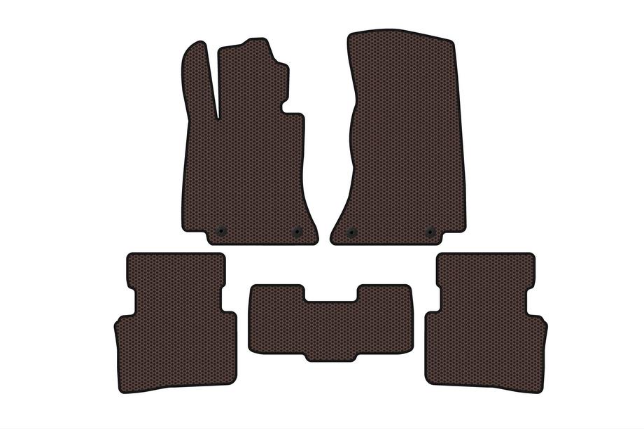 Mercedes C-klasse W206 2022– Gummimåtter Carsuit (SD, brun) Image