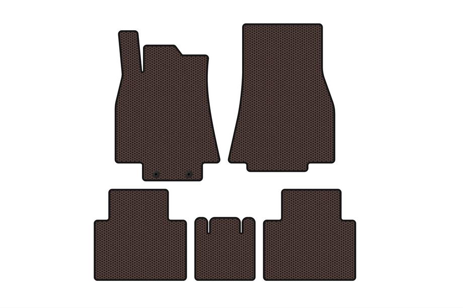 Mercedes B-class W245 2005–2011 Gummimåtter Carsuit (Brun) Foto 1