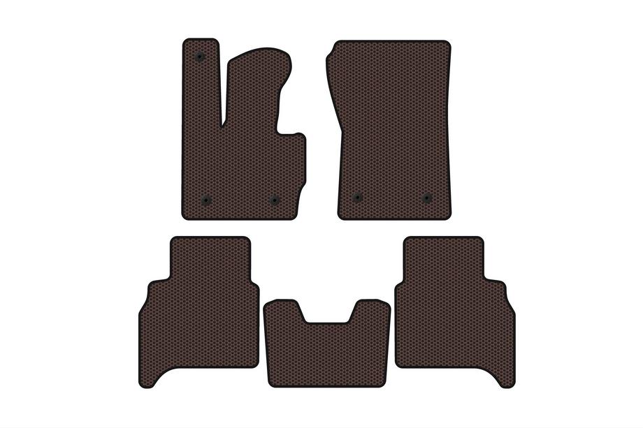 Mercedes G-Class W463 2018–2024 Gummimåtter Carsuit (automatgear, brun) Image