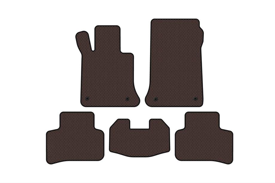 Mercedes GLK-klasse X204 2008–2015 Gummimåtter Carsuit (Brun) Image