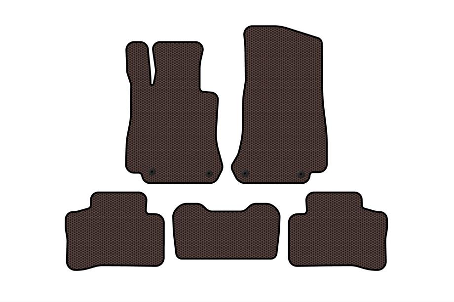 Mercedes GLC X253 2015–2022 Gummimåtter Carsuit (Brun) Image