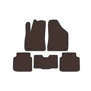 Gummimåtter Carsuit (Brun)
