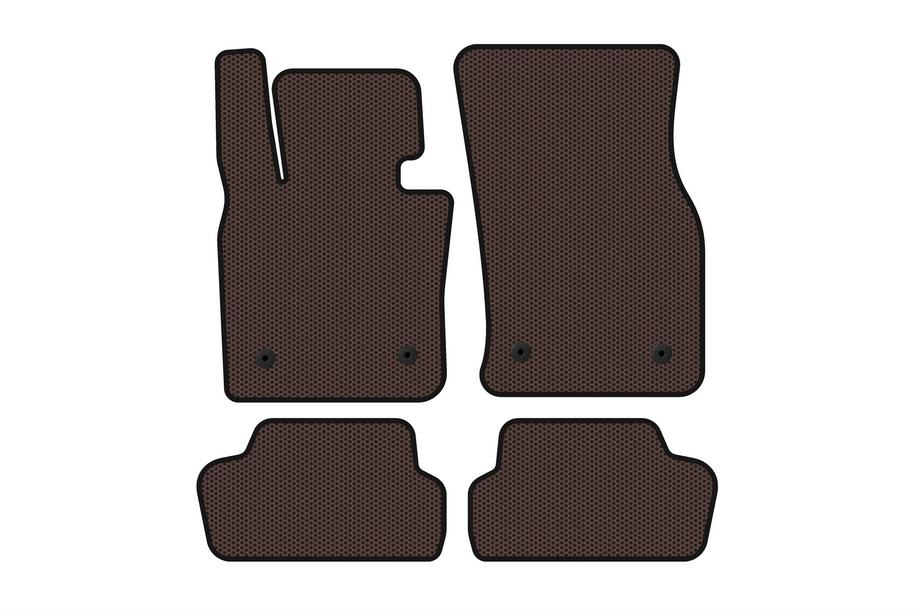 Mini Cooper F55/56/57 2014–2023 Gummimåtter Carsuit (til F56, brun) Image