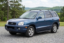 Hyundai Santa Fe 1 2000–2006 RedLine Black side trinbrætter (2 stk., aluminium) foto 1