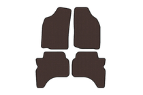 Mitsubishi L200 1996–2006 Gummimåtter Carsuit (Brun) foto 1