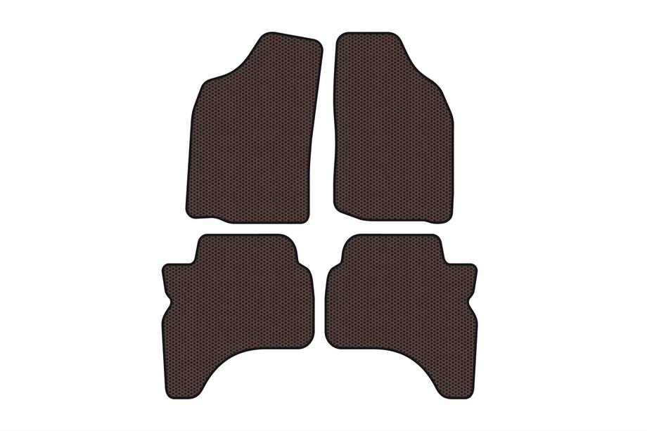 Mitsubishi L200 1996–2006 Gummimåtter Carsuit (Brun) Image