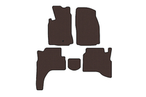 Mitsubishi Pajero Sport 1996–2007 Gummimåtter Carsuit (Brun) foto 1