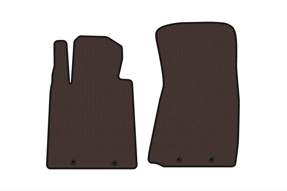 Nissan 370Z 2008–2021 Carsuit gummimåtter til kabinen (Coupé, brun) Image