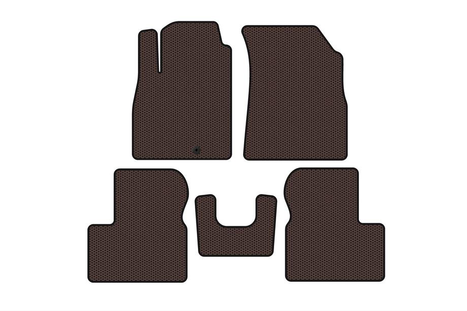 Nissan Micra K13 2011–2016 Gummimåtter Carsuit (Brun) Image