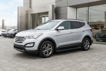 Hyundai Santa Fe 3 2012–2018 Sidetrin Allmond Black (2 stk., aluminium) foto 1