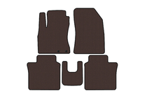 Nissan Note 2012–2020 Gummimåtter Carsuit (HB, brun) foto 1