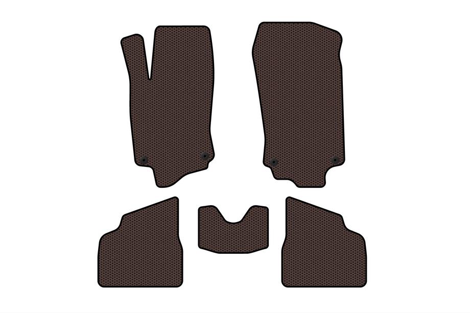 Opel Corsa C 2000–2006 Gummimåtter Carsuit (Brun) Image
