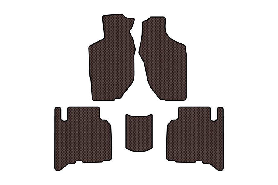 Opel Frontera 1998–2003 Gummimåtter Carsuit (5-dørs, brun) Image