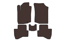 Peugeot 108 2014–2021 Gummimåtter Carsuit (HB, brun) foto 1