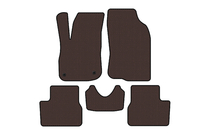 Peugeot 2008 2013–2019 Gummimåtter Carsuit (Brun) foto 1